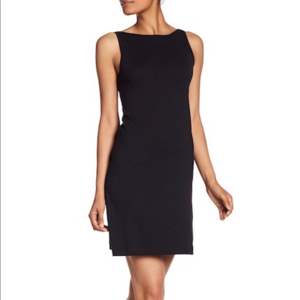 Workshop black sleeveless cotton dress Work /play